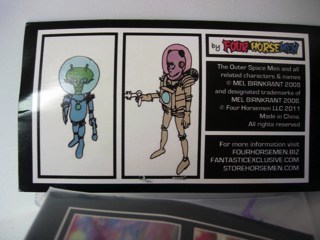 Four Horsemen Outer Space Men Alpha Series Electron+ Action Figure