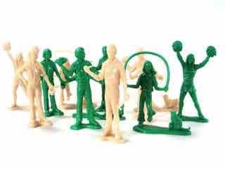 Tim Mee Toys People at Play Atomic Family Putty and Green Figure Set