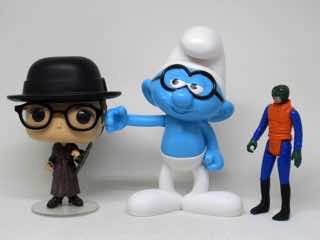 Burger King Smurfs: The Lost Village Brainy Smurf Action Figure