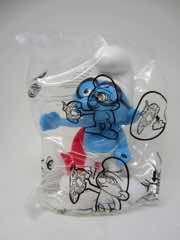Burger King Smurfs: The Lost Village Brainy Smurf Action Figure