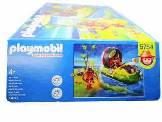 Playmobil Adventure 5754 Croc Boat Action Figure Set