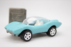 Playing Mantis Johnny Lightning The Challengers Custom Turbine (Aqua) Die-Cast Metal Vehicle