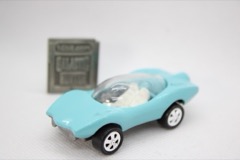Playing Mantis Johnny Lightning The Challengers Custom Turbine (Aqua) Die-Cast Metal Vehicle