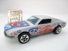 Mattel Hot Wheels '68 Mustang (Hippie Mobiles) Die-Cast Metal Vehicle