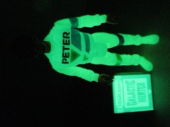 Hasbro Kenner The Real Ghostbusters Ecto-Glow Heroes Collector's Set Peter Venkman Action Figure