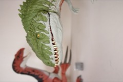 Mattel Jurassic World Reimagined Giganotosaurus vs. Therizinosaurus Action Figure