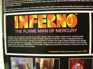 Four Horsemen Outer Space Men Infinity Edition Inferno Action Figure