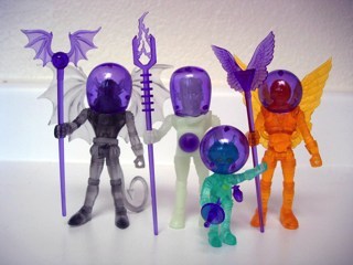 Four Horsemen Outer Space Men Alpha Series Electron+ Action Figure