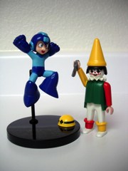 BanDai Megaman Trading Figures Jumping Megaman