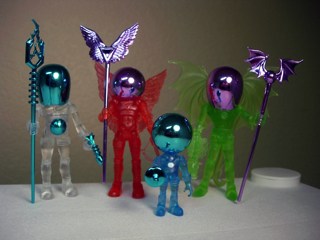 Four Horsemen Outer Space Men Galactic Holiday Electron+ Action Figure