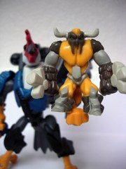 Playmates Gormiti Barbataus, Tormenter, Bullrock, and Dedalus Action Figures