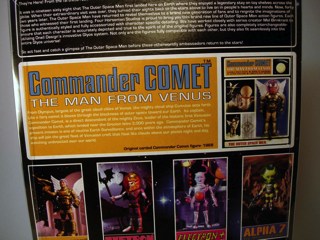 Four Horsemen Outer Space Men Infinity Edition Commander Comet Action Figure