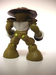 Playmates Gormiti Spores, Cannon Trunk, Hypnofrog, and Carrapax Action Figures