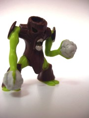 Playmates Gormiti Spores, Cannon Trunk, Hypnofrog, and Carrapax Action Figures