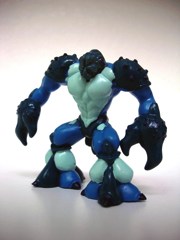 Playmates Gormiti Spores, Cannon Trunk, Hypnofrog, and Carrapax Action Figures