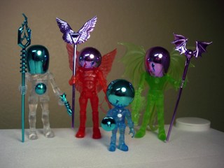 Four Horsemen Outer Space Men Galactic Holiday Mystron Action Figure