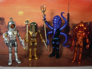 Four Horsemen Outer Space Men Cosmic Creators Mel Birnkrant Inferno Action Figure