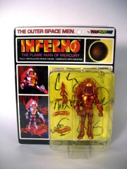 Four Horsemen Outer Space Men Cosmic Creators Mel Birnkrant Inferno Action Figure