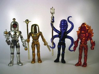 Four Horsemen Outer Space Men Cosmic Creators Mel Birnkrant Inferno Action Figure