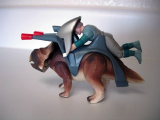 Tyco Dino-Riders Protoceratops and Kanon