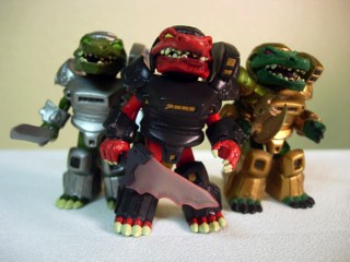 Diamond Select Battle Beasts Minimates Carry Case Red Alligator Action Figure