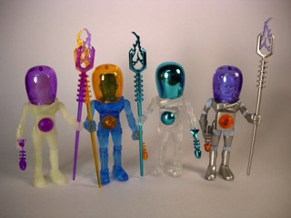 Four Horsemen Outer Space Men Infinity Edition Electron+ Action Figure