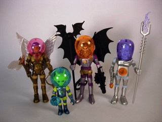 Four Horsemen Outer Space Men Infinity Edition Electron+ Action Figure