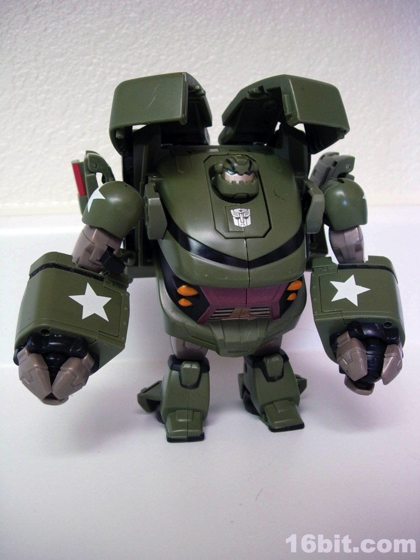  Figure of the Day Review: Hasbro Transformers Animated Bulkhead  Action Figure