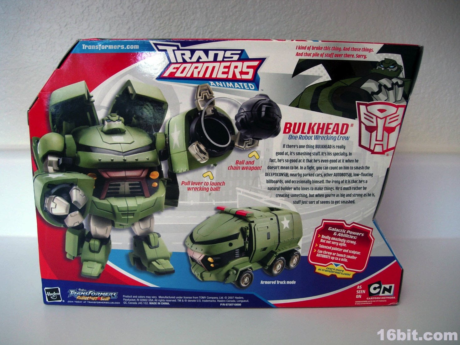  Figure of the Day Review: Hasbro Transformers Animated Bulkhead  Action Figure