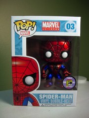 Funko Marvel Universe Pop! Vinyl SDCC Exlusive Spider-Man Vinyl Figure Bobble Head