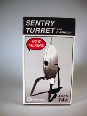 Think Geek Portal Sentry Turret Figural Flashlight