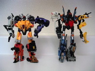 Hasbro Transformers Power Core Combiners Over-Run (Spastic) and Stunticons Action Figure