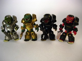 Diamond Select Battle Beasts Minimates C2E2 Giveaway Black Alligator Action Figure