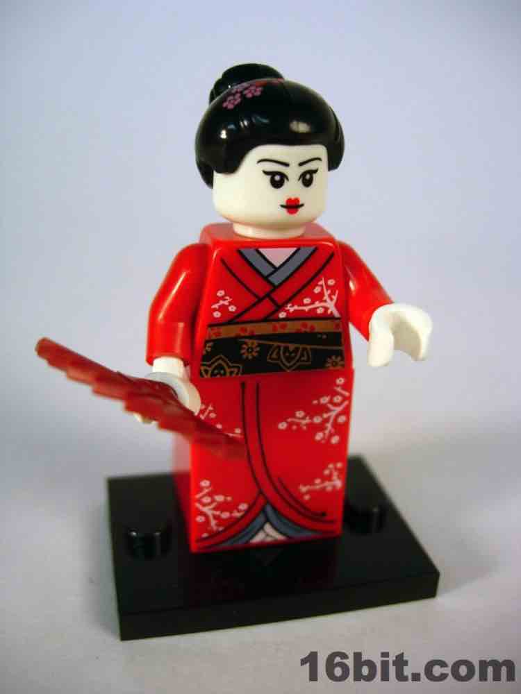 X 1 Cheveux Pièce pour le kimono girl from SERIES 4 PART LEGO-Minifigures Série 4 