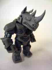 The GodBeast Customs Glyos Grey CyberRhino Head Glyos Accessory