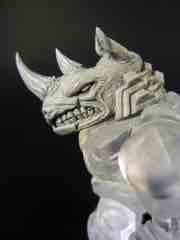 The GodBeast Customs Glyos Grey CyberRhino Head Glyos Accessory