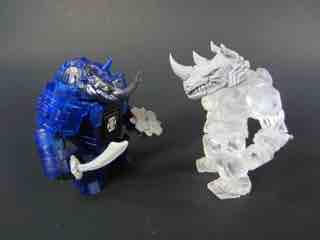 The GodBeast Customs Glyos Grey CyberRhino Head Glyos Accessory