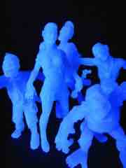 October Toys Zillions of Mutated Bodies Infecting Everyone (ZOMBIE)  Series 1 Blue Glow in the Dark Minifigures