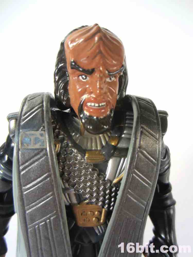 MIB 1993 Playmates Star Trek TNG Next Generation Klingon Warrior Worf Figure 
