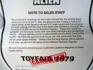 Super 7 ALIEN SDCC Exclusive Sales Samples