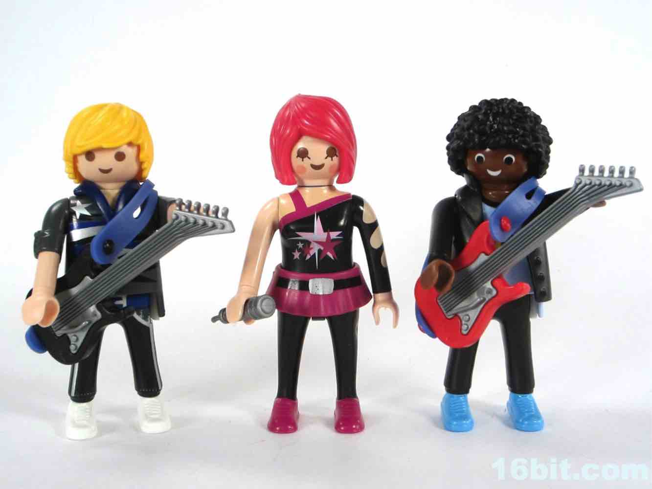 Guitar With Strap Strap Braun Playmobil To Musician Rock Pop Band Instrument 