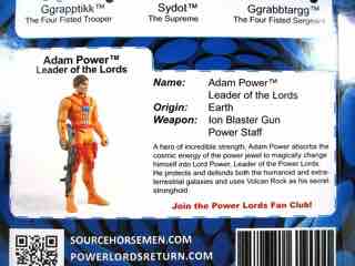 Four Horsemen Power Lords Adam Power Action Figure