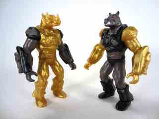 Plastic Imagination Rise of the Beasts Gaamik - Metallic Black Rhino with Grey Paint Action Figures