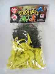 Tim Mee Toys Green and Yellow Prehistoric Dinosaurs Figure Set