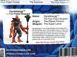 Four Horsemen Power Lords Ggrabbtargg Action Figure