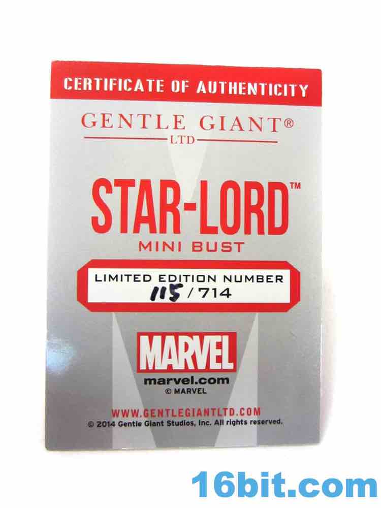 Guardians of the Galaxy - Star-Lord Mini Bust - Gentle Giant Ltd