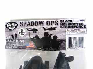 Tim Mee Toys Shadow Ops Black Helicopter Strikeforce Figure and Vehicle Set