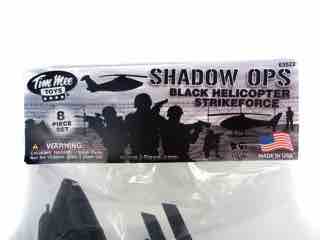 Tim Mee Toys Shadow Ops Black Helicopter Strikeforce Figure and Vehicle Set