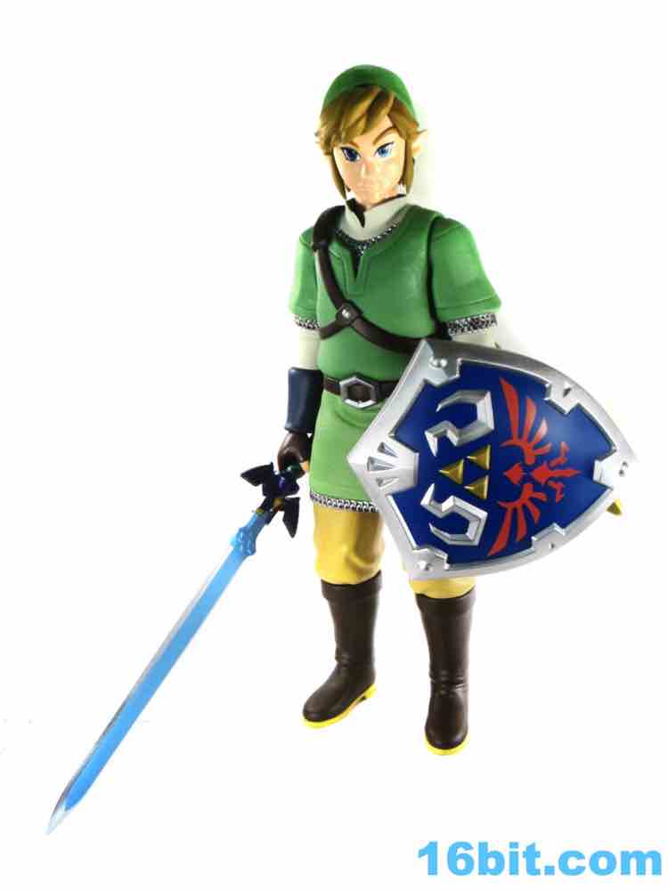 Cartoon The Legend of Zelda Link Game Figures Shield Sword Archer Weapon Sonic 