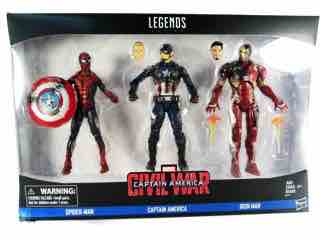 Hasbro Captain America Civil War Spider-Man, Captain America, and Iron Man Action Figures